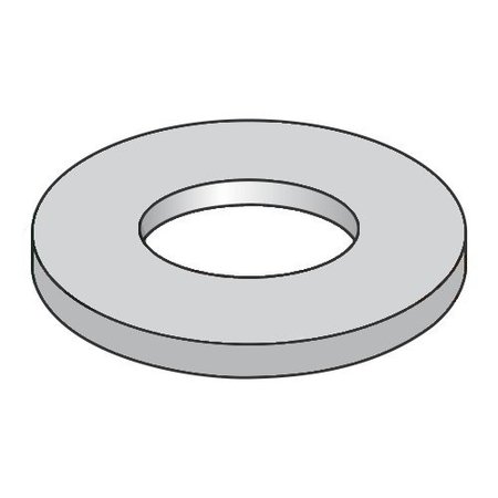 NEWPORT FASTENERS Flat Washer, Fits Bolt Size #2 , Stainless Steel 10000 PK 735973